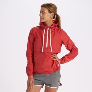 Vuori Saltwater Anorak Red Pullover